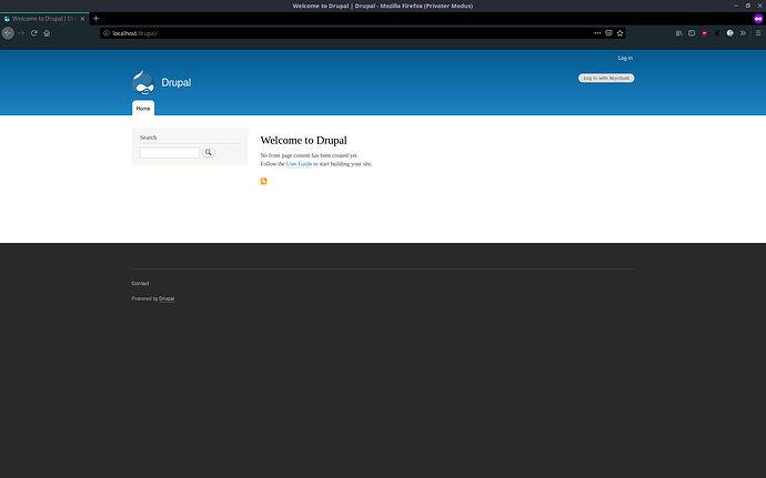 Drupal - Welcome to Drupal