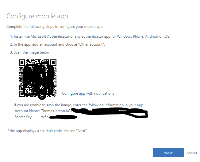 Microsoft authenticator codes not working